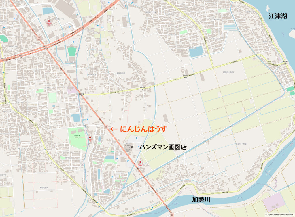 にんじんはうす 地図